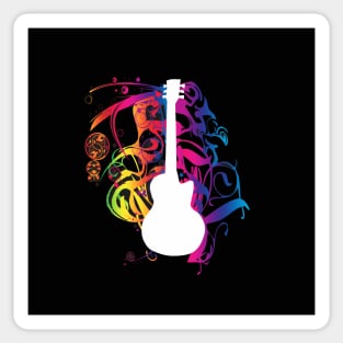 Electric Guitar Sticker